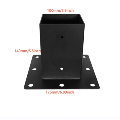 Kit de base de poteau pour pergola 4''x4''